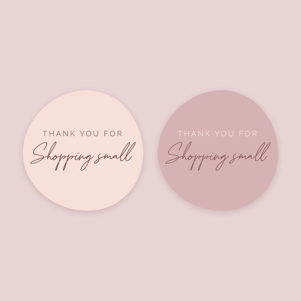 160 TY For Shopping Small Stickers (LARGE SIZE)